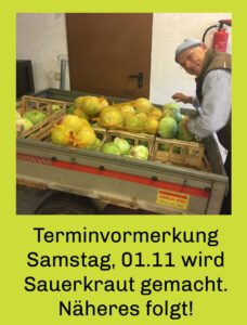 Vormerken; Sauerkraut @ Platz an der Linde